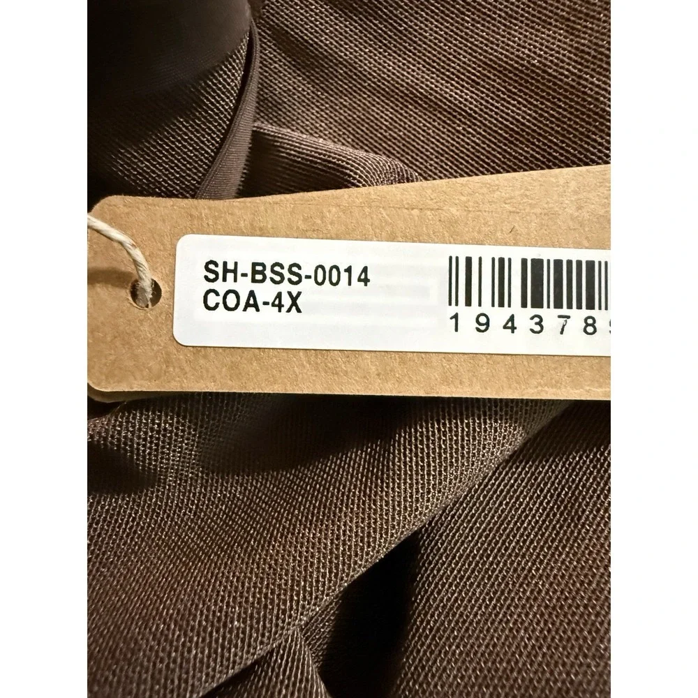 Skims Simply Bare Low Back Mid Thigh Bodysuit - NEW - Cocoa - 4XL